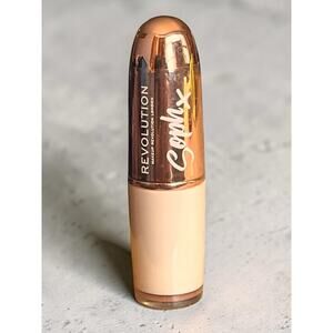 Soph x Revolution Lipstick Syrup Warm Nude Brown Satin Finish Full Coverage